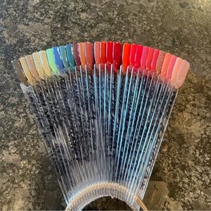 Dip powder destash 32 jars Gelish, Revel